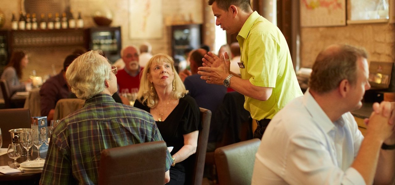 people in restaurant